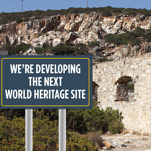 We're developing the next World Heritage Site